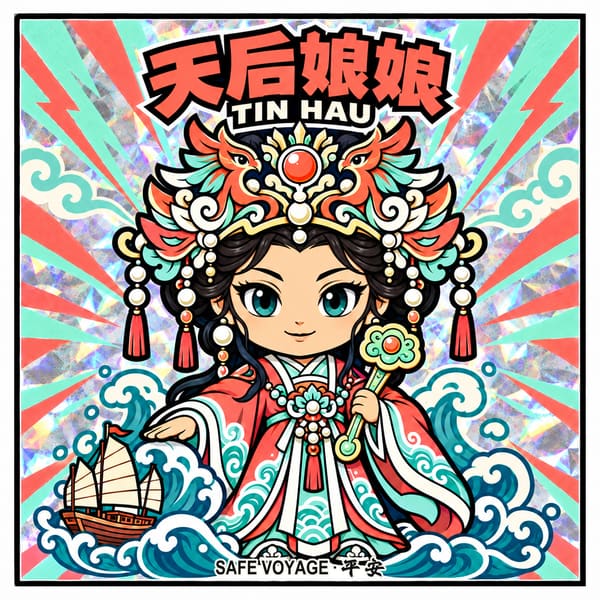 No.11 天后娘娘 幻彩貼紙